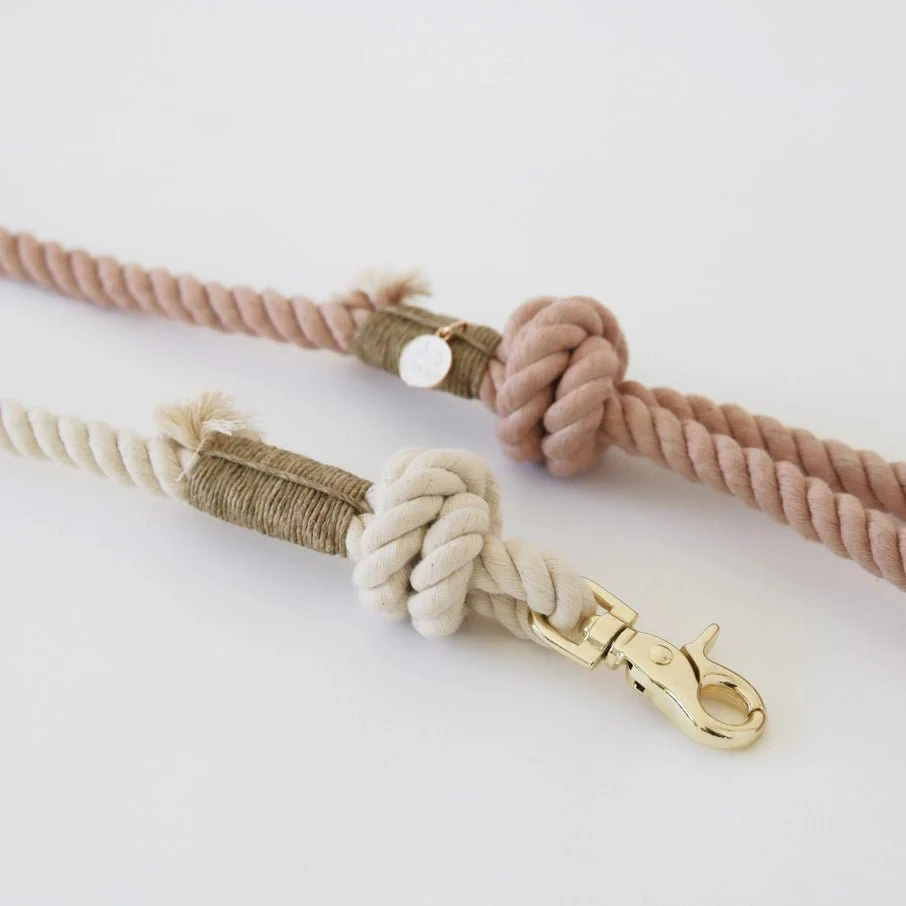 Antique Rose - Rope Leash - Image 2
