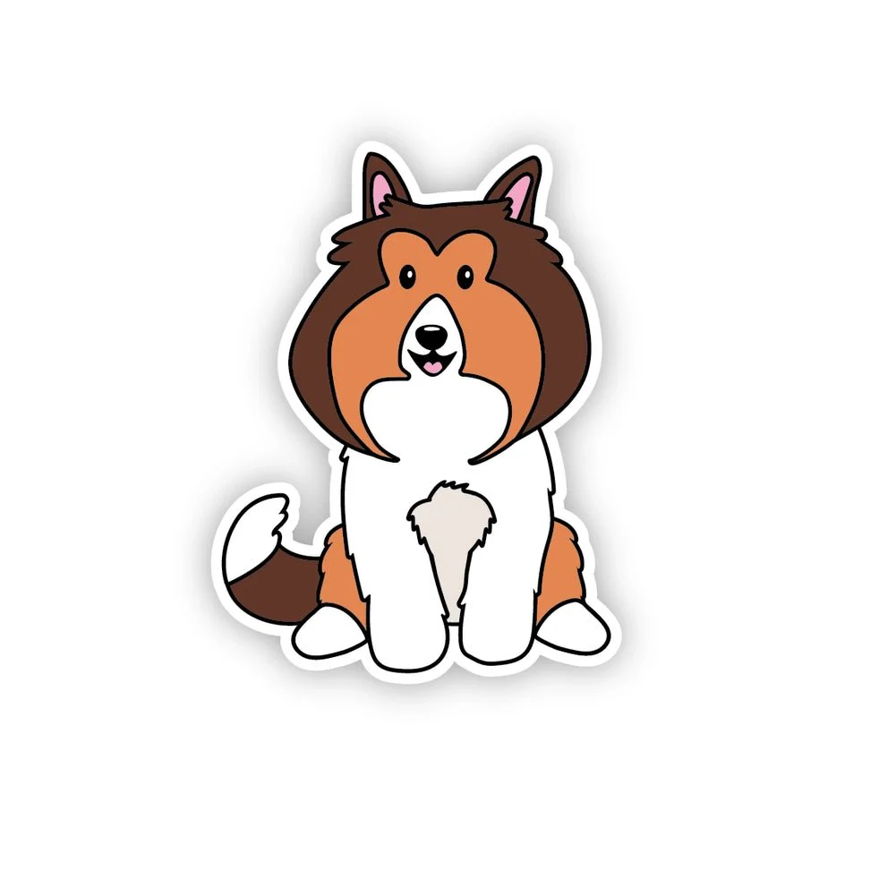 Rough Collie Sticker