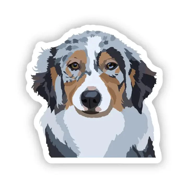 Australian Shepherd Dog Vinyl Sticker
