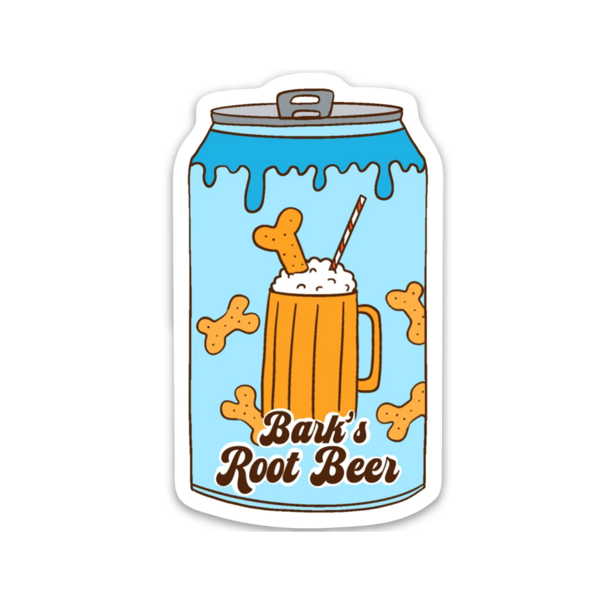 Bark's Root Beer Sticker