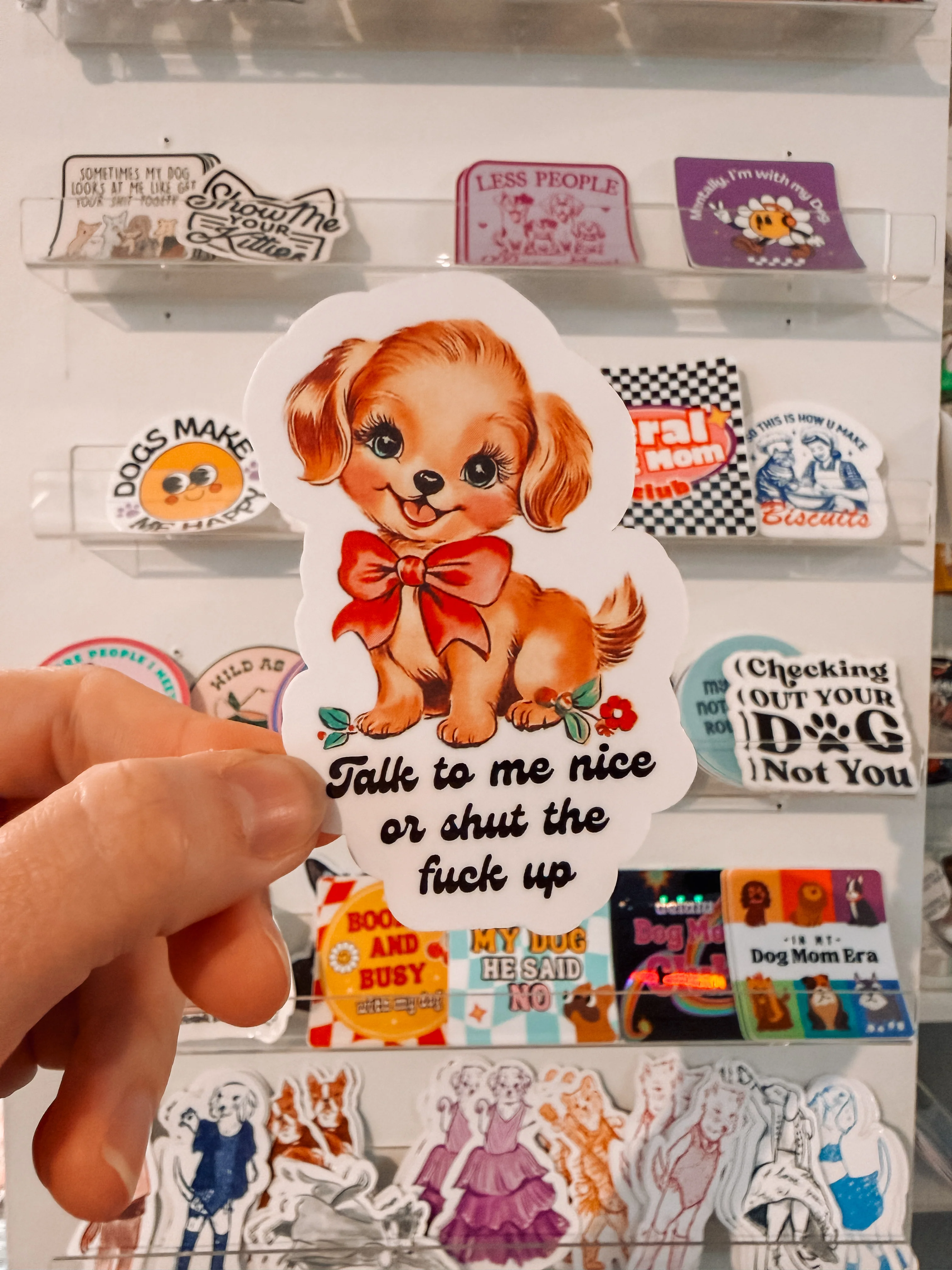Be Nice To Me Or Sticker