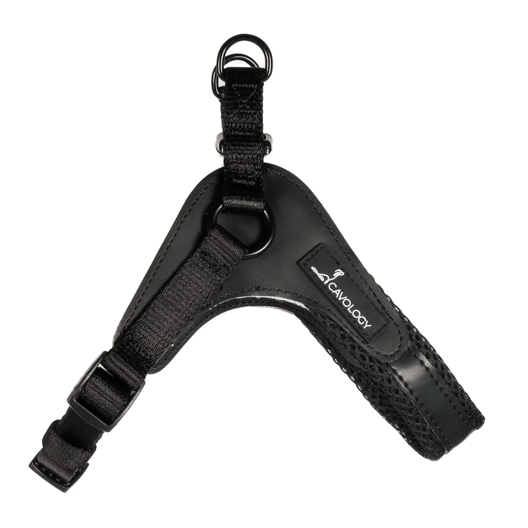 Black Step In Mesh Harness