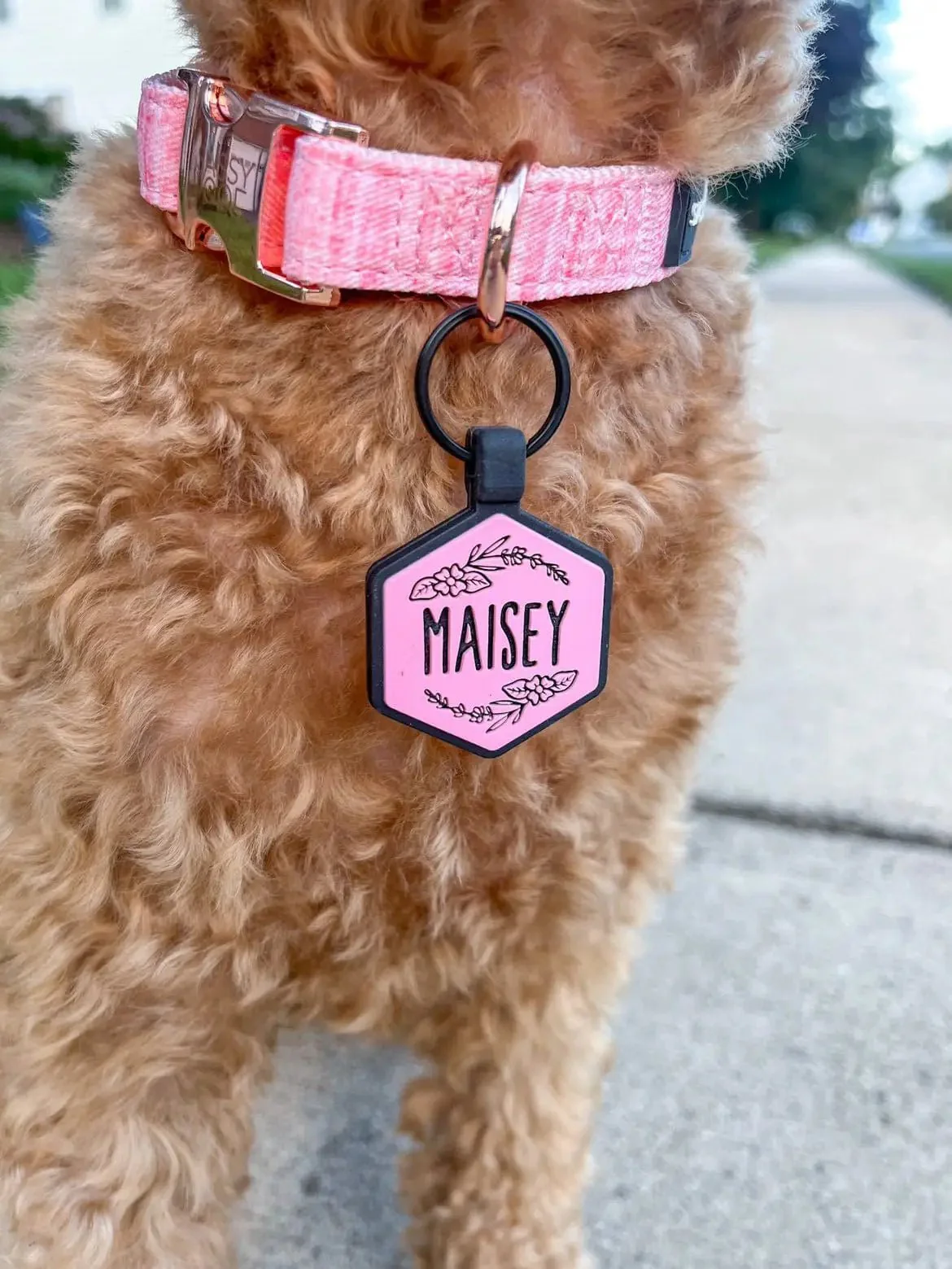 Blossom Silicone Pet ID Tag - Image 3