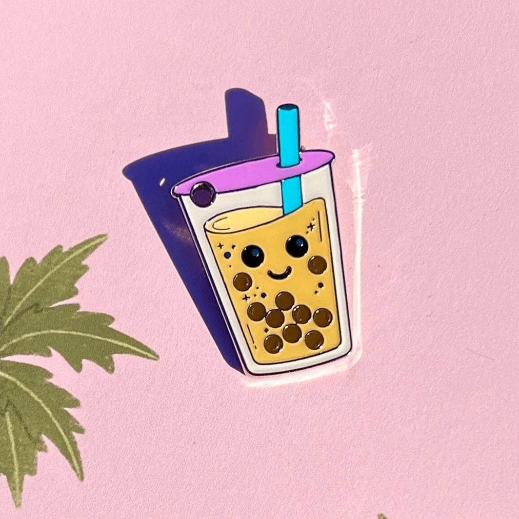 Boba Bubble Tea Pet ID Tag