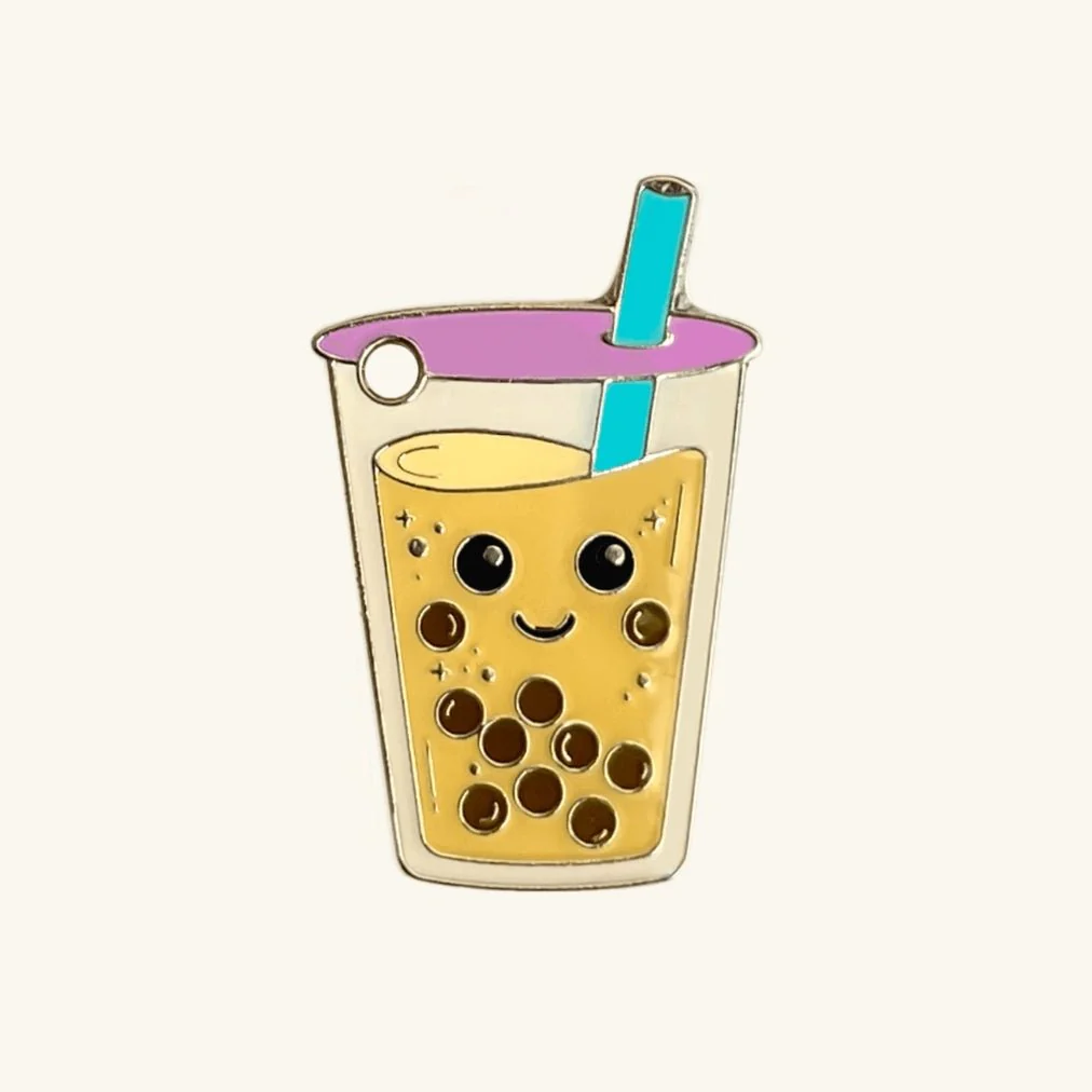 Boba Bubble Tea Pet ID Tag - Image 2