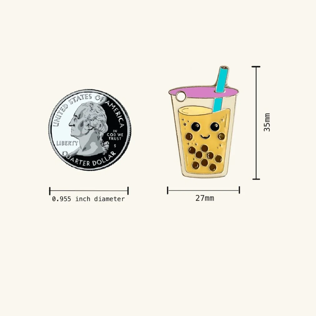 Boba Bubble Tea Pet ID Tag - Image 4