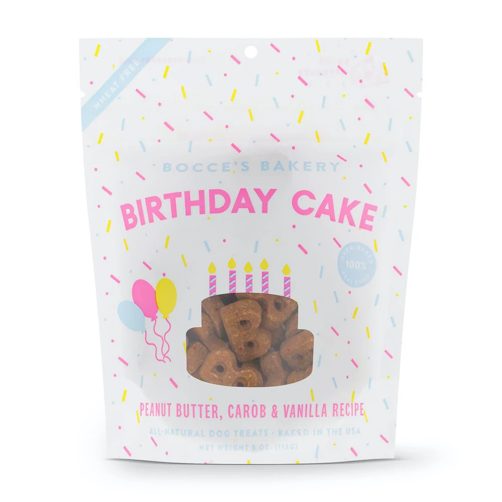 Bocce's Bakery Biscuit Treats - Birthday Cake 5oz - Image 2