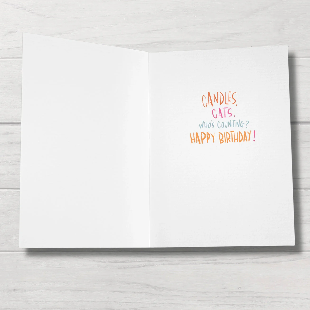 Cat Birthday Lost Count Card - Image 2