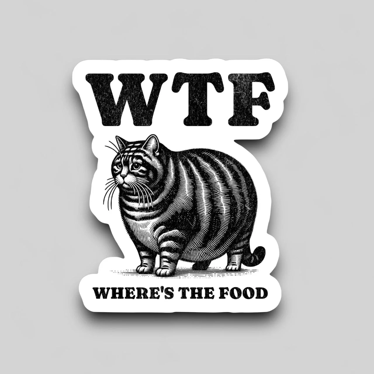 Cat Wtf Sticker