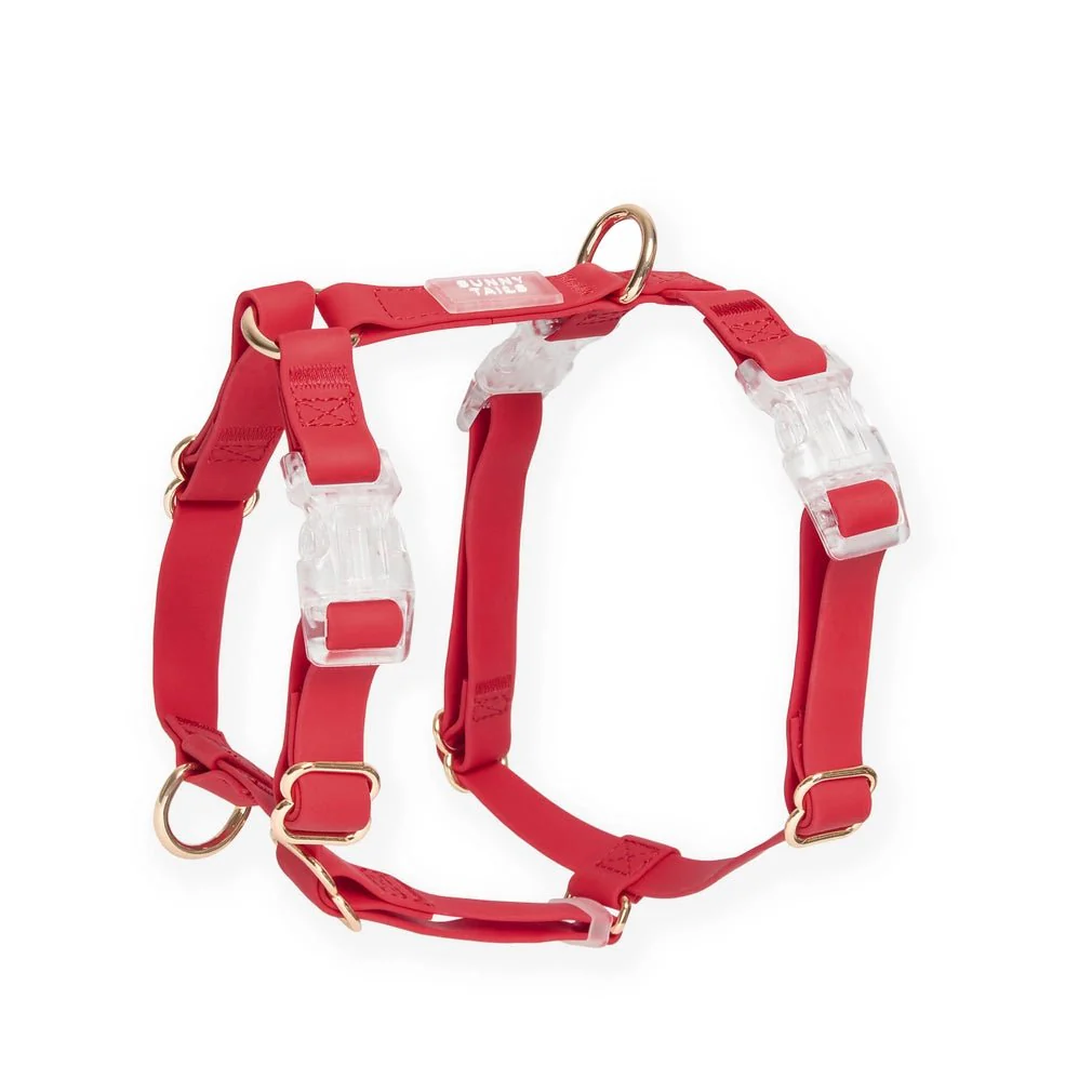 Cherry Red Waterproof Harness