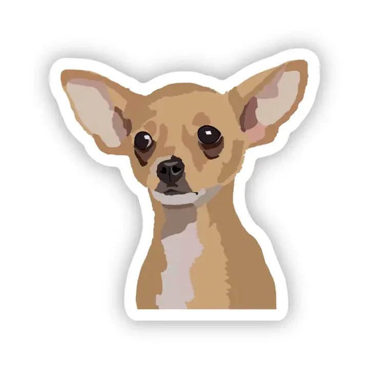 Chihuahua Dog Vinyl Sticker