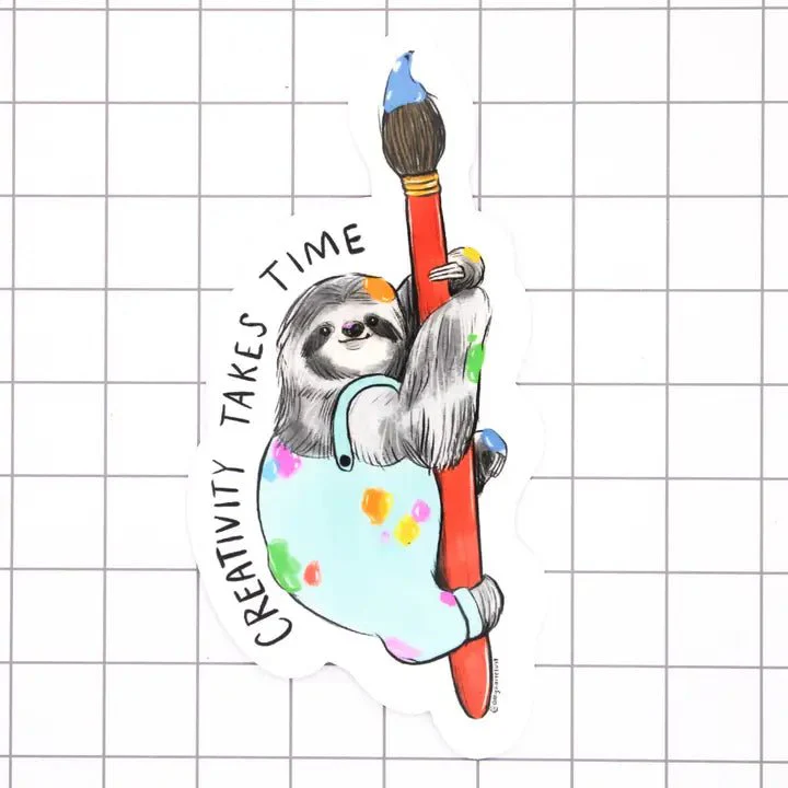 Creative Sloth Sticker - Image 2