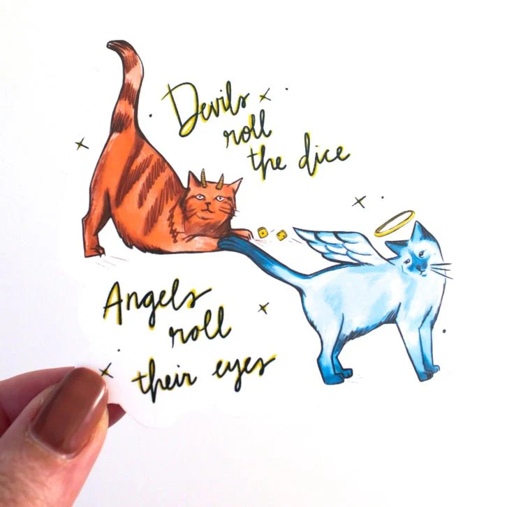 Cruel Summer Cat Sticker