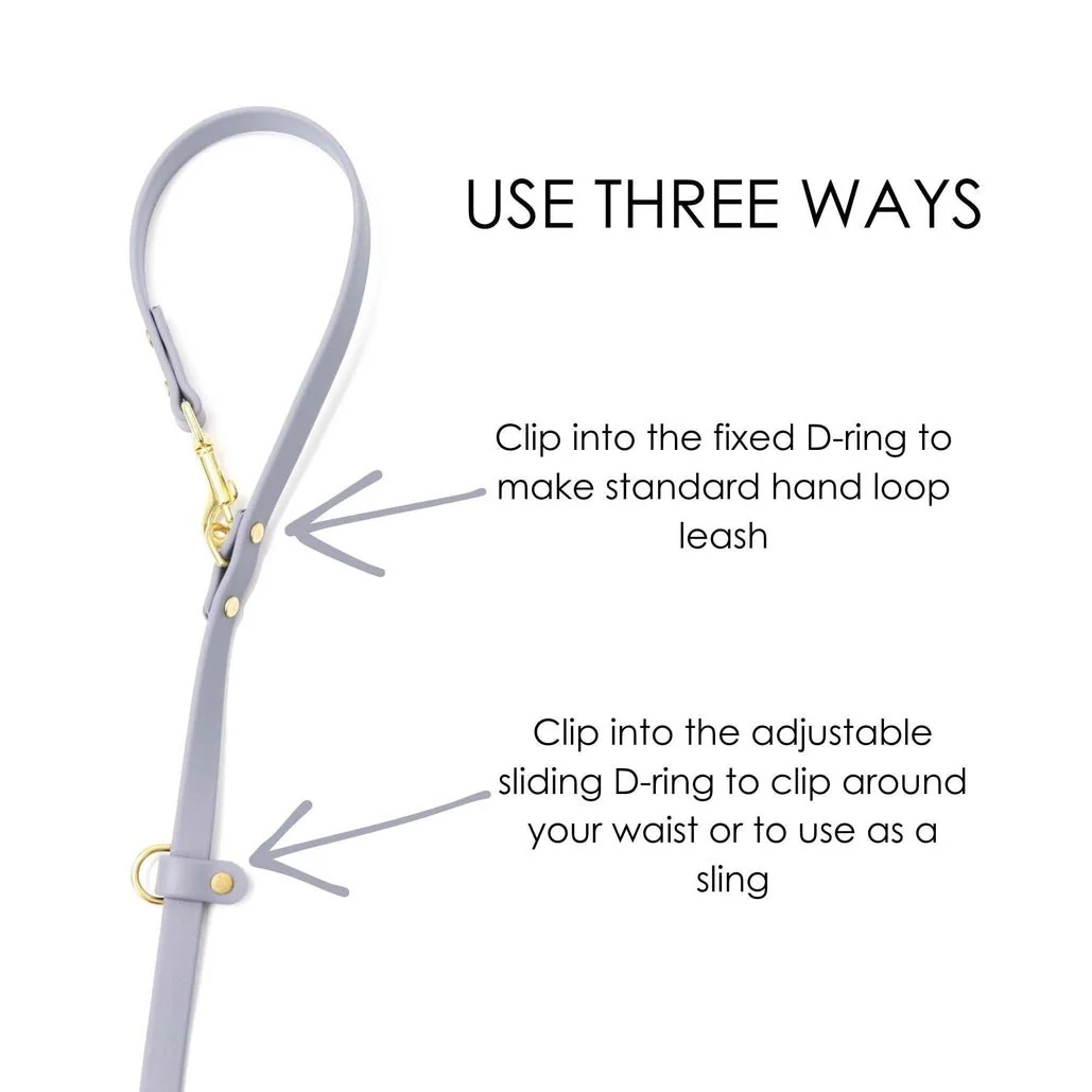 Customizable Hands Free Leash - Convertible Waterproof Biothane Lead - Image 4