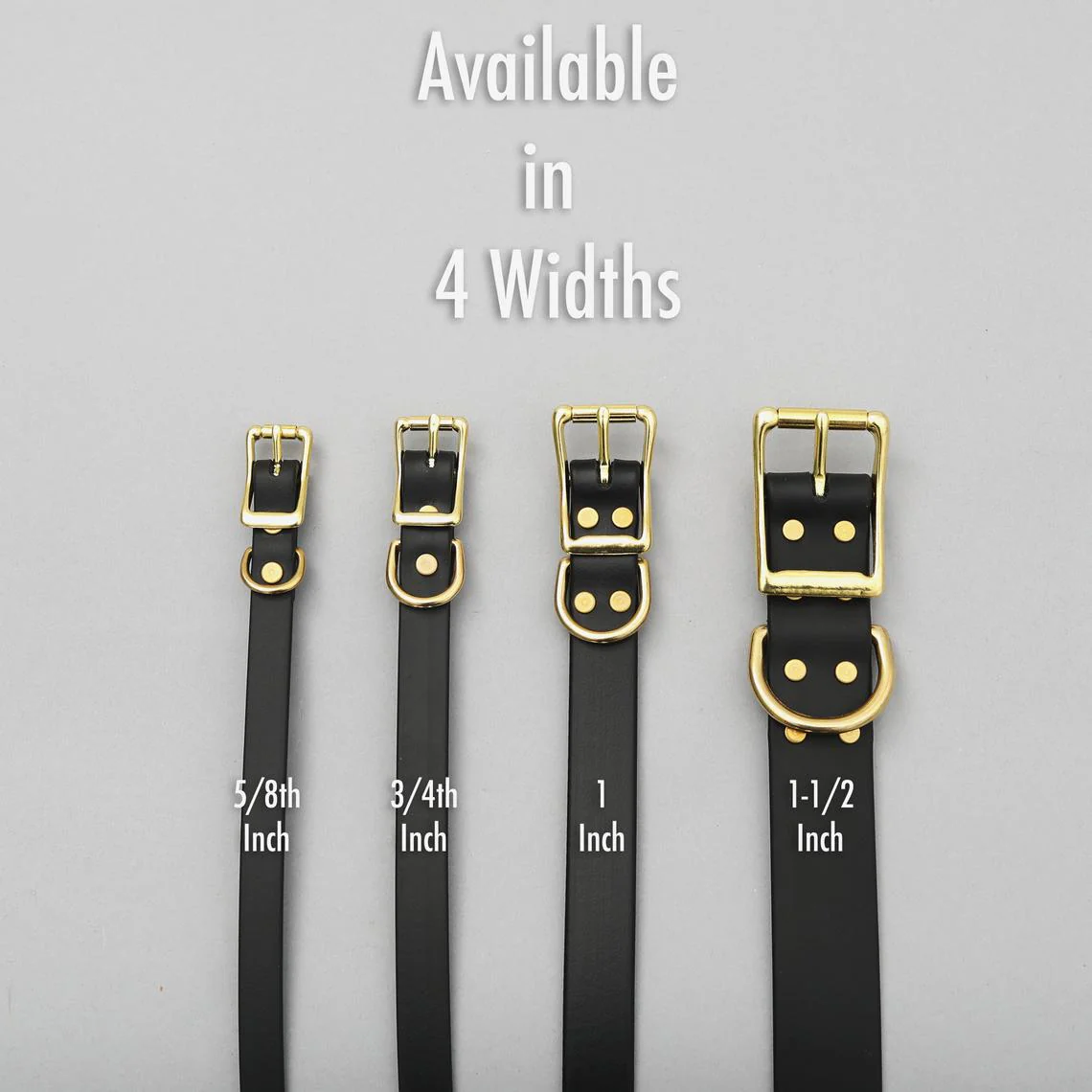 Customize Your Own Biothane Buckle Waterproof Pet Collar - Image 3