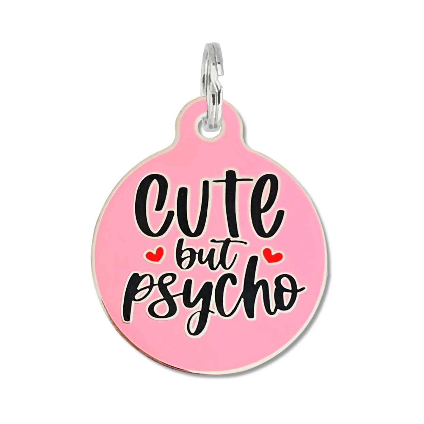 Cute But Psycho Pet ID Tag - Image 2