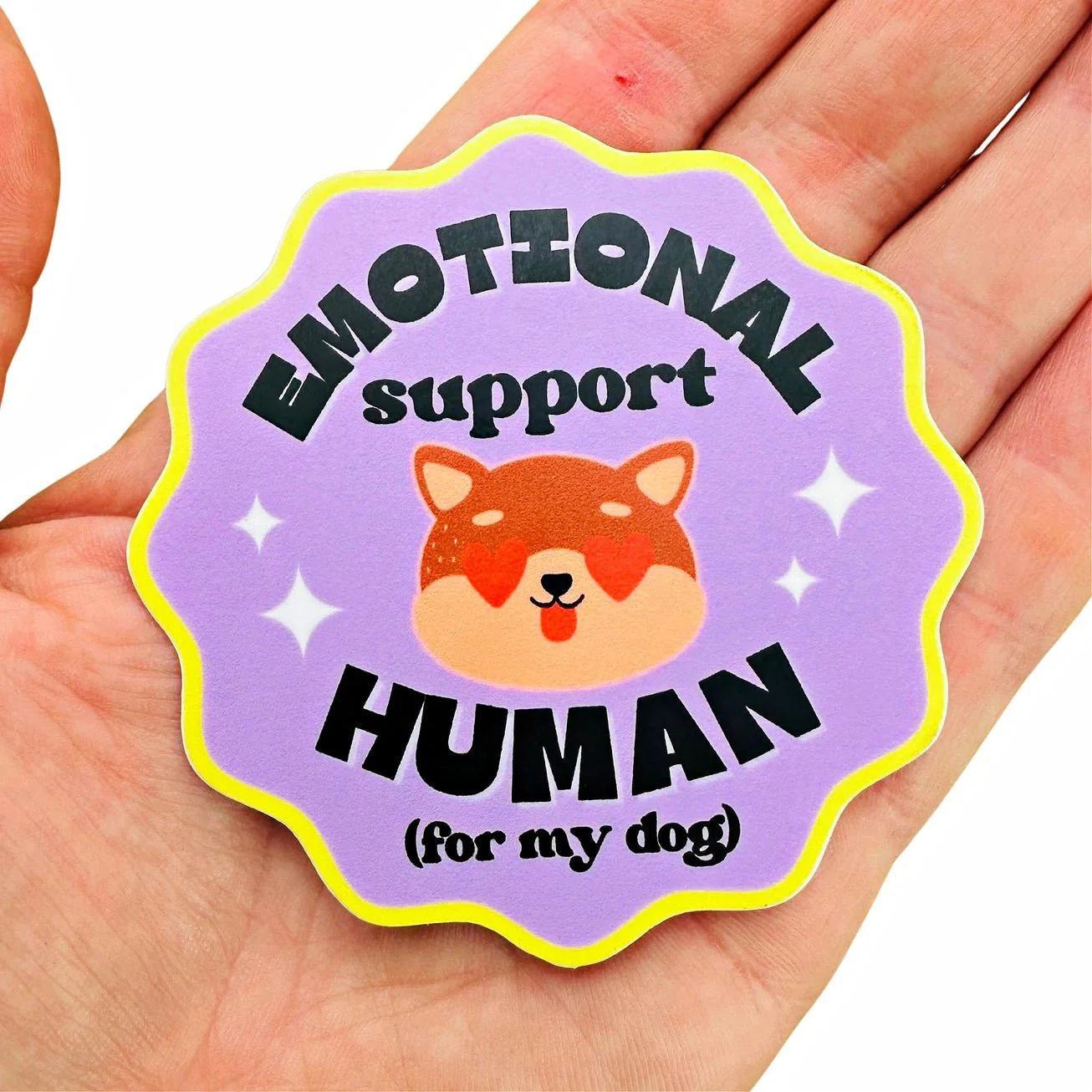 Emotional Support Human Sticker
