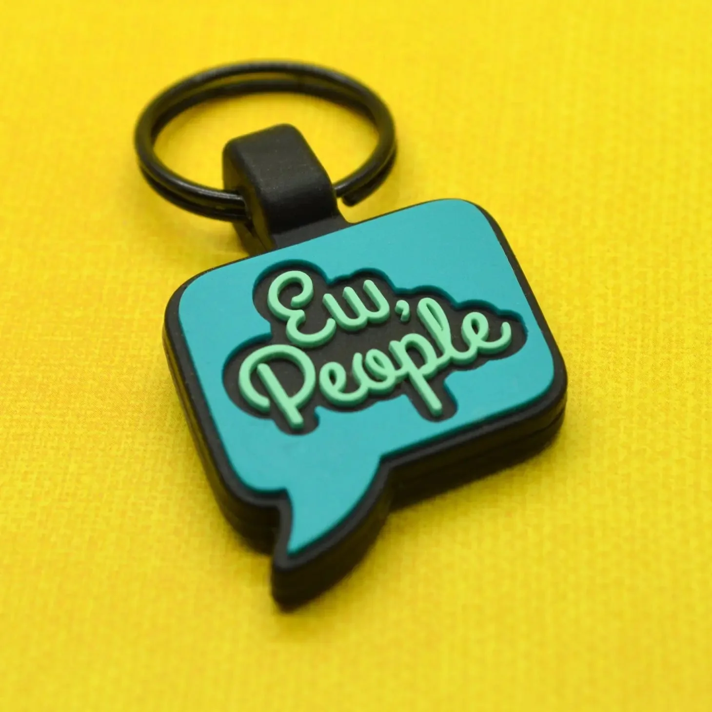 Ew, People Silicone ID Tag