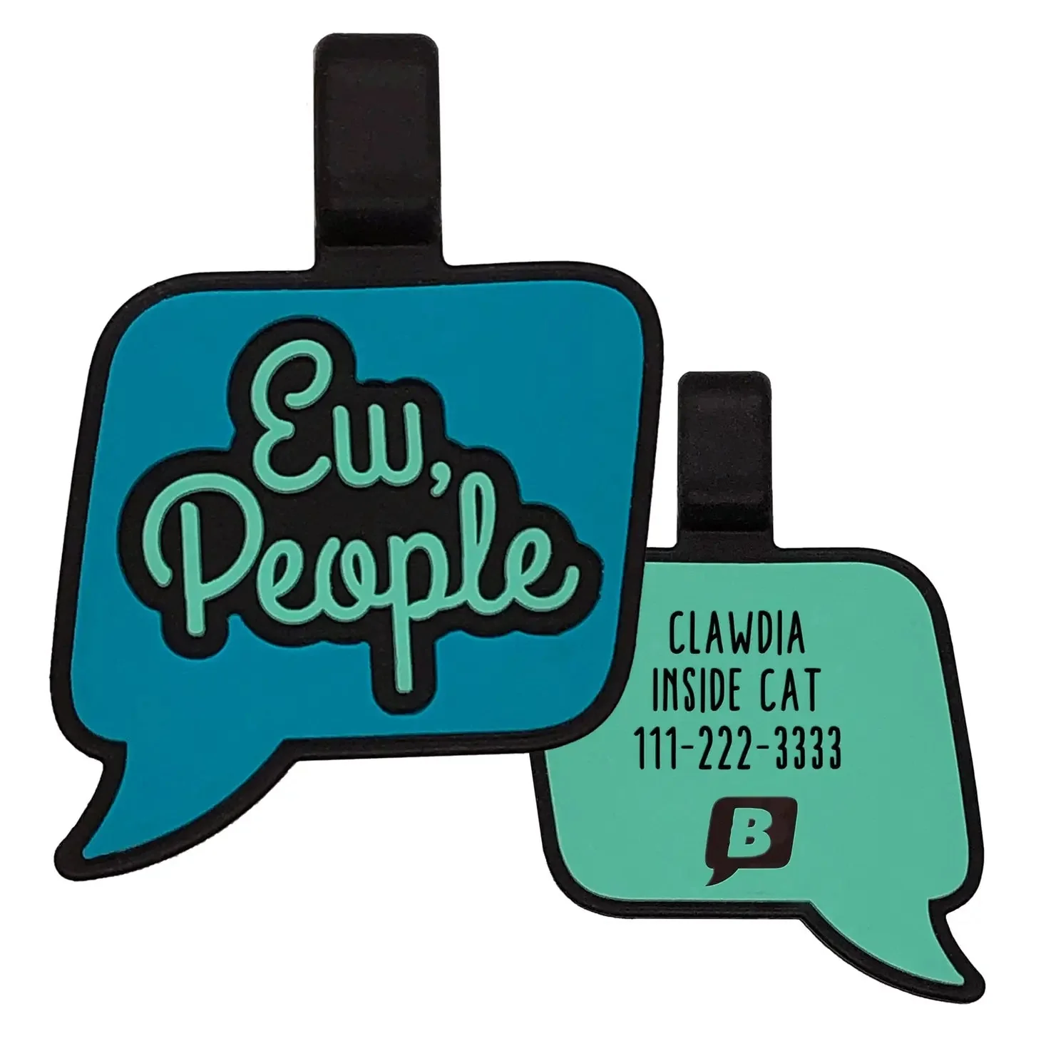 Ew, People Silicone ID Tag - Image 2