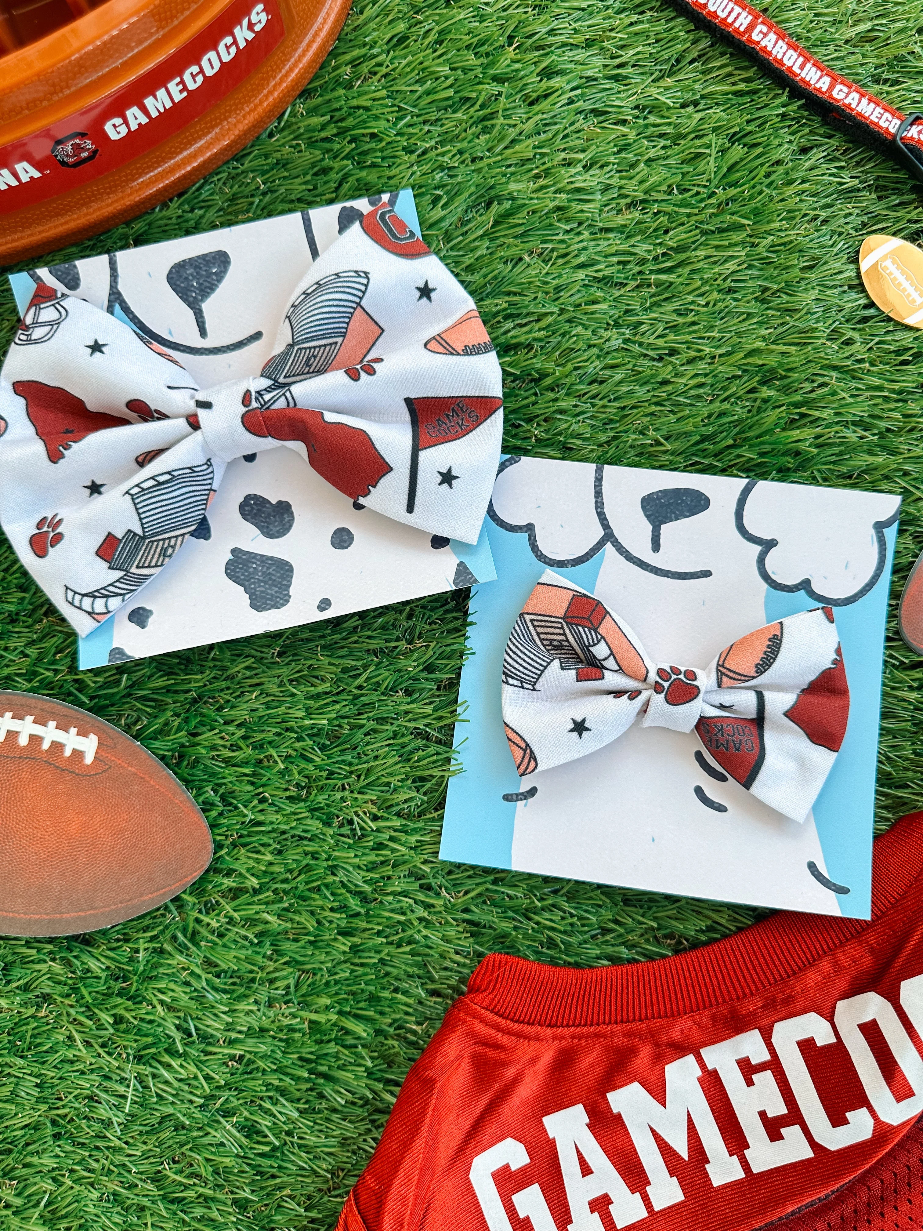 Go Gamecocks Pet Bowtie
