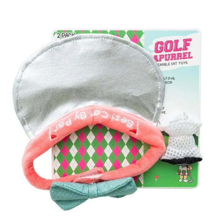 Golf Apurrel Visor and Glove Set For Cats - Image 2