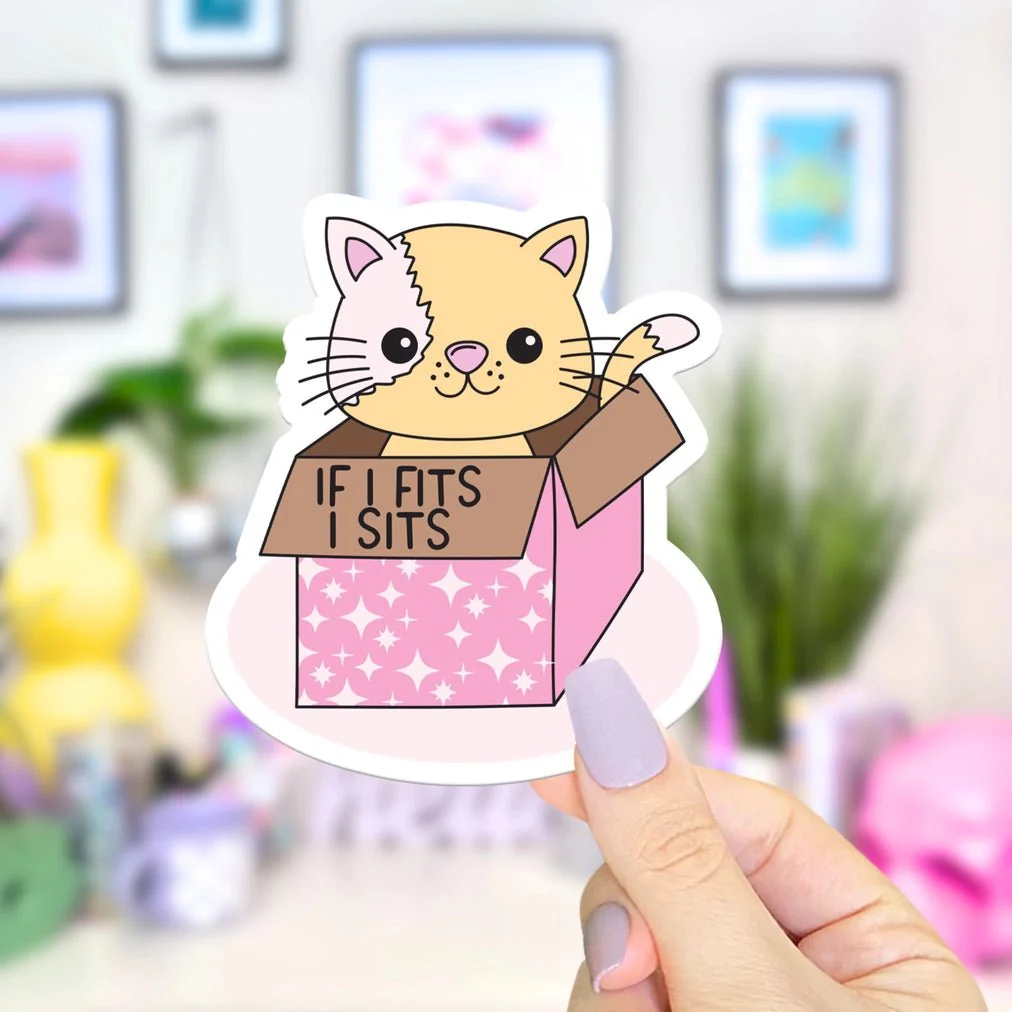 If I Fits I Sit Sticker