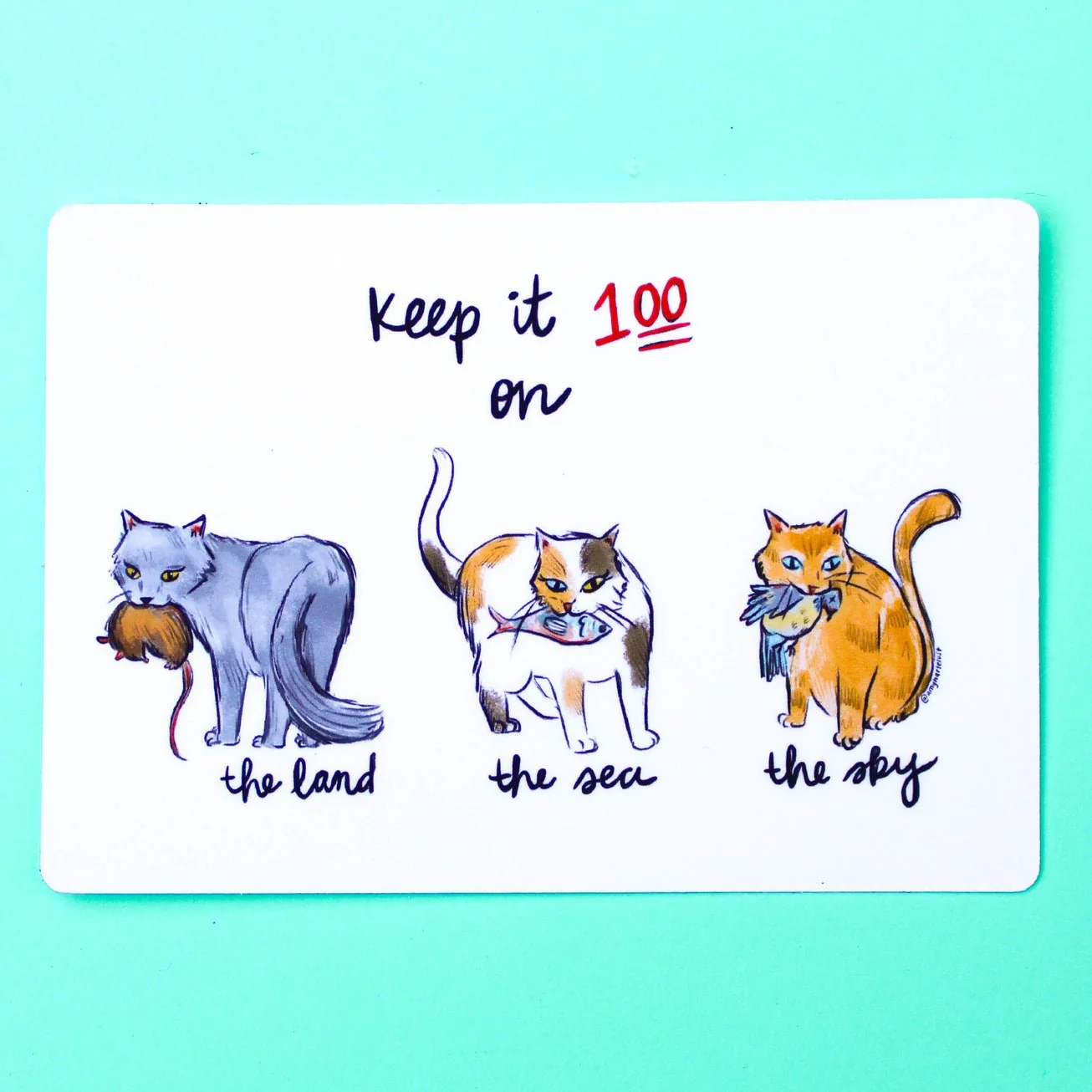 Keep It 100 Sticker