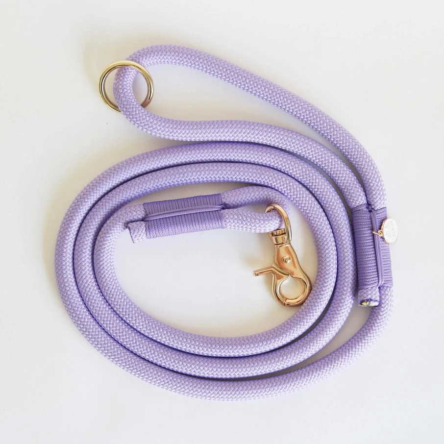 Lavender - Braided Rope Leash