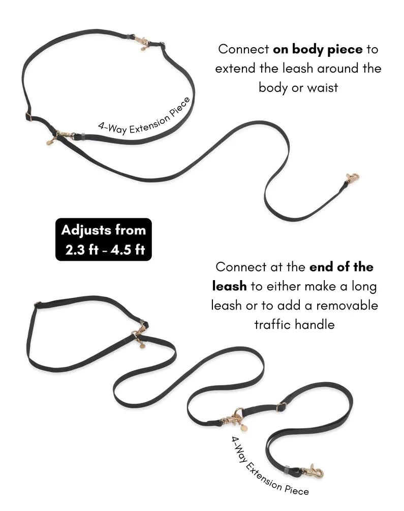 Lavender Hands Free Leash 4-Way Extension - Image 4