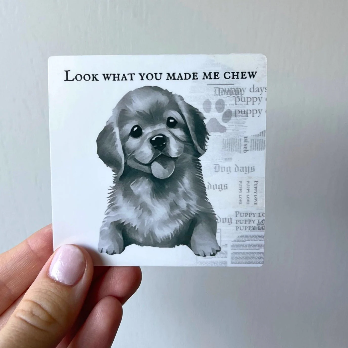Look What You Made Me Chew Sticker - Image 2