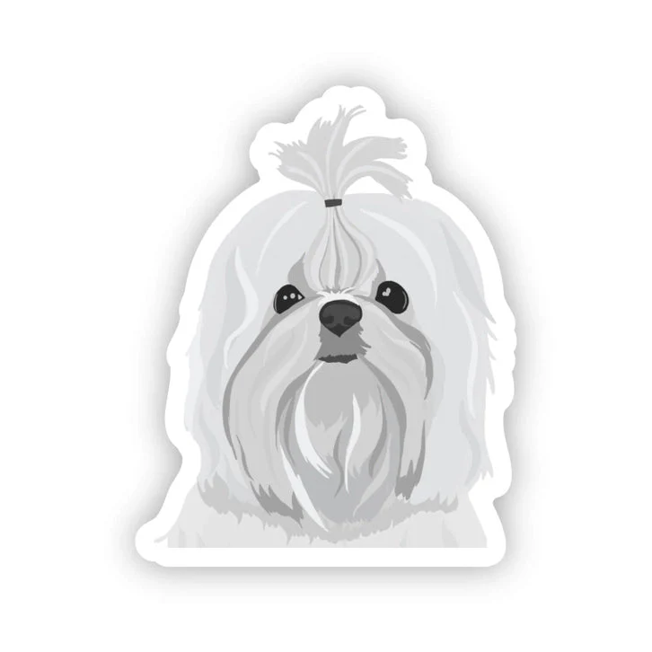 Maltese Dog Sticker