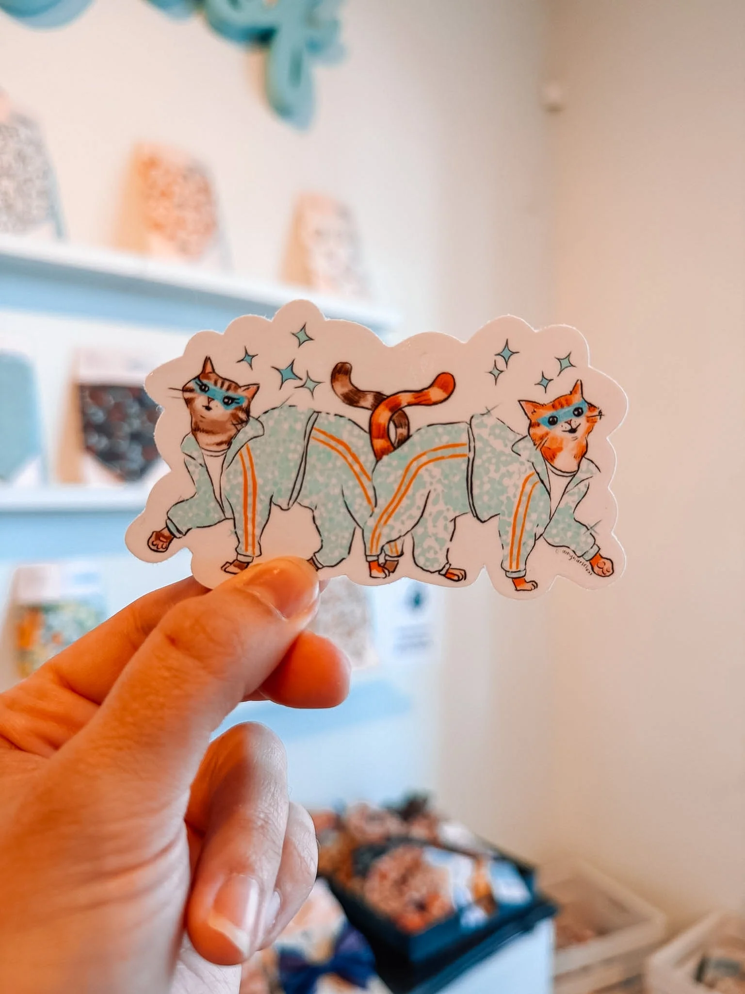 Opalite Cats Sticker