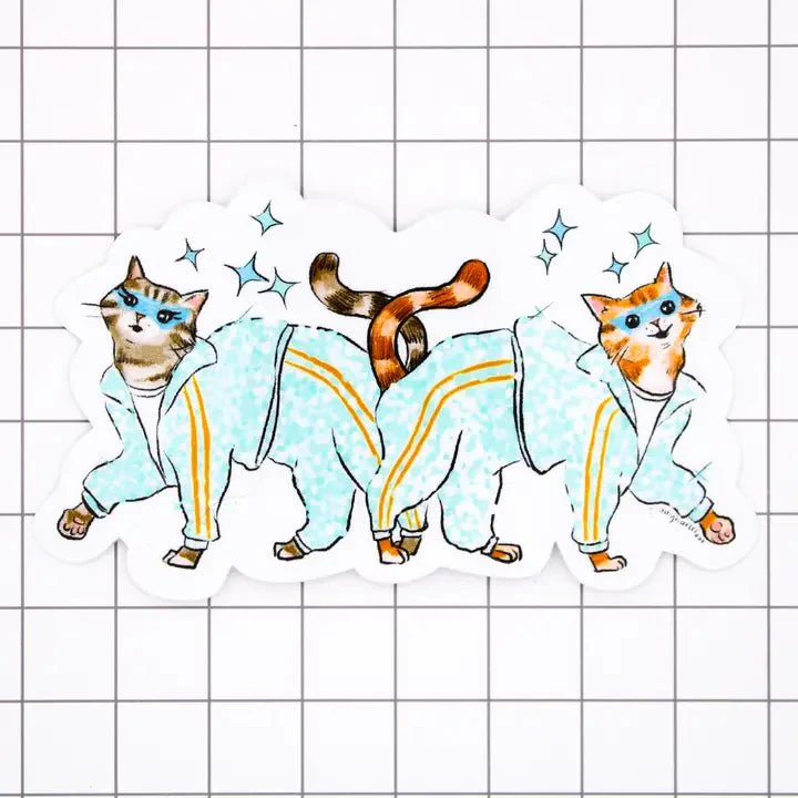 Opalite Cats Sticker - Image 2