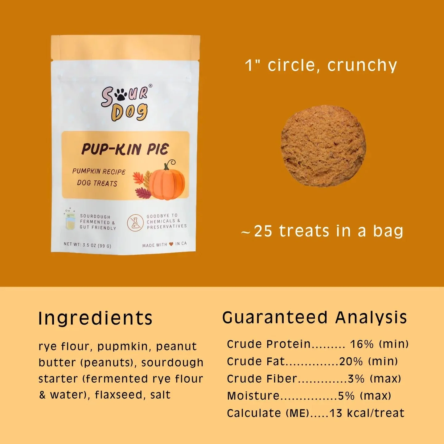 Pupkin Pie Pumpkin Sourdough Treats - Image 3