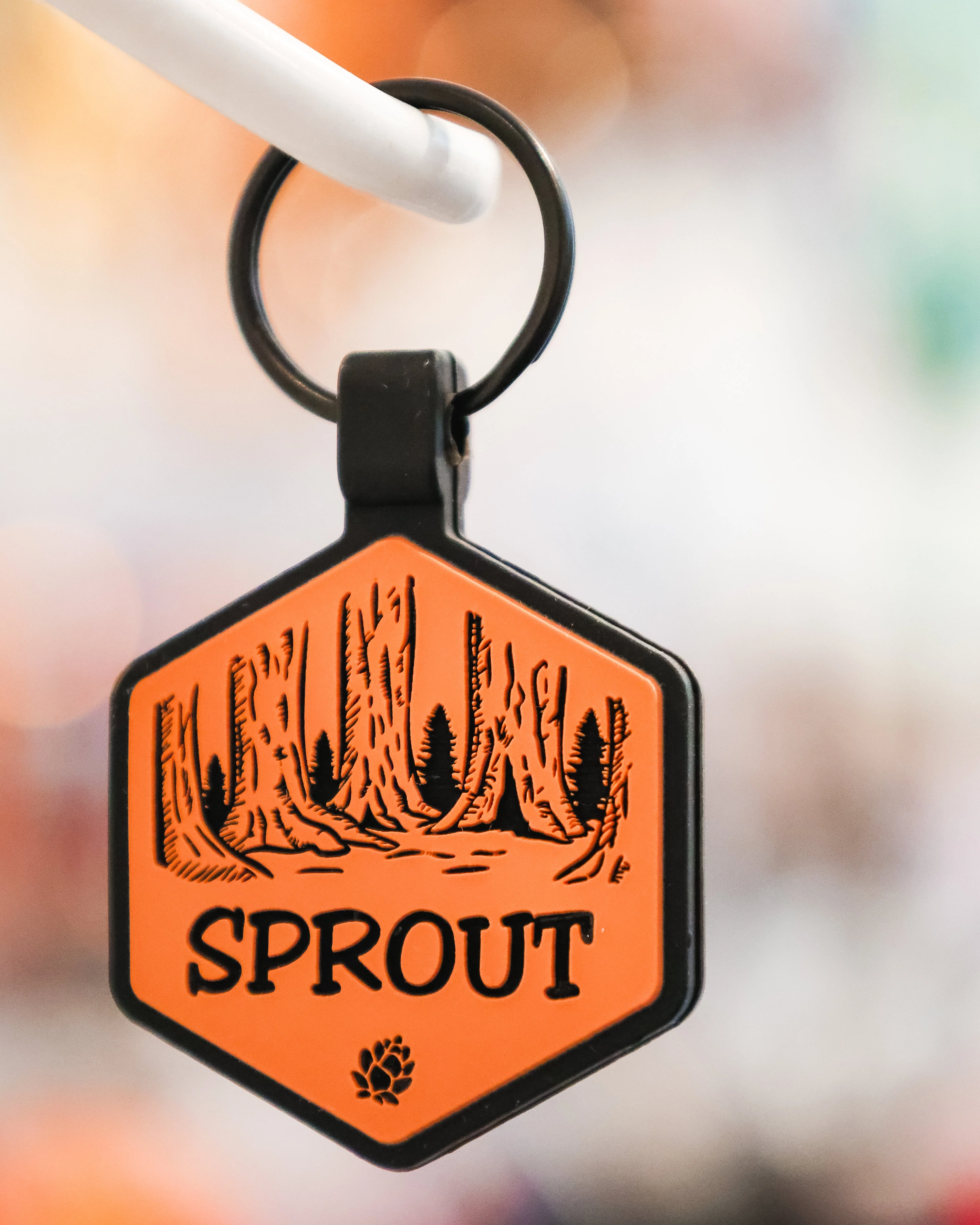 Redwood Forest Silicone ID Tag