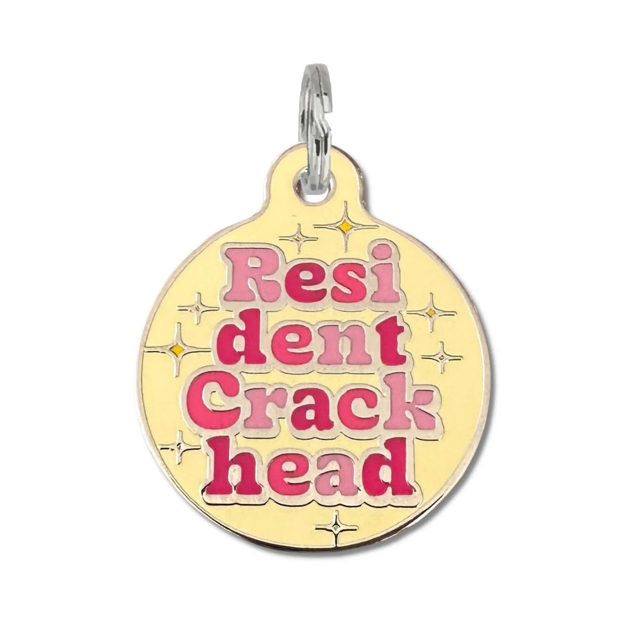 Resident Crackhead Pet ID Tag