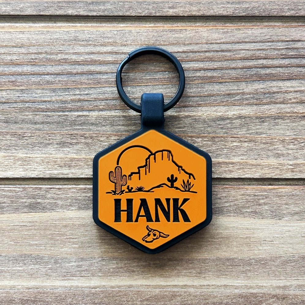 Sedona Sunrise Silicone Pet ID Tag - Image 2