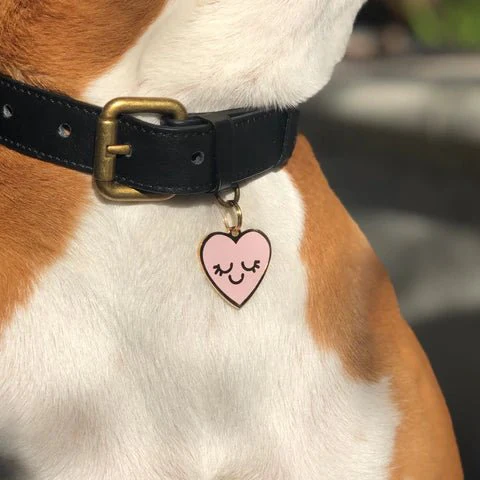 Smiling Heart Pet ID Tag - Image 2