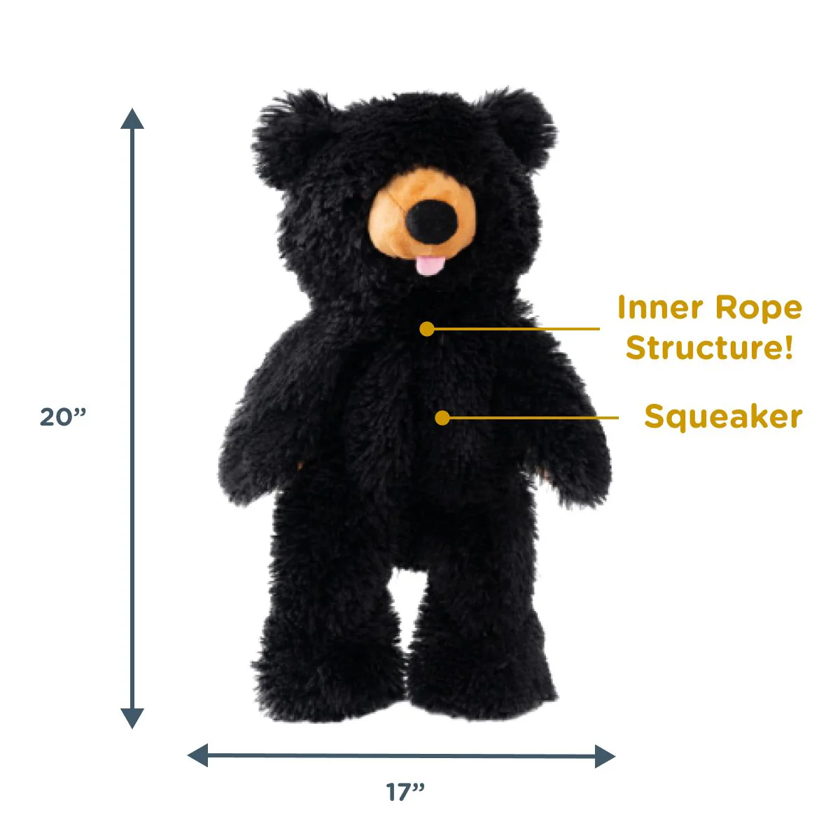 Stuffless Black Bear - Image 2