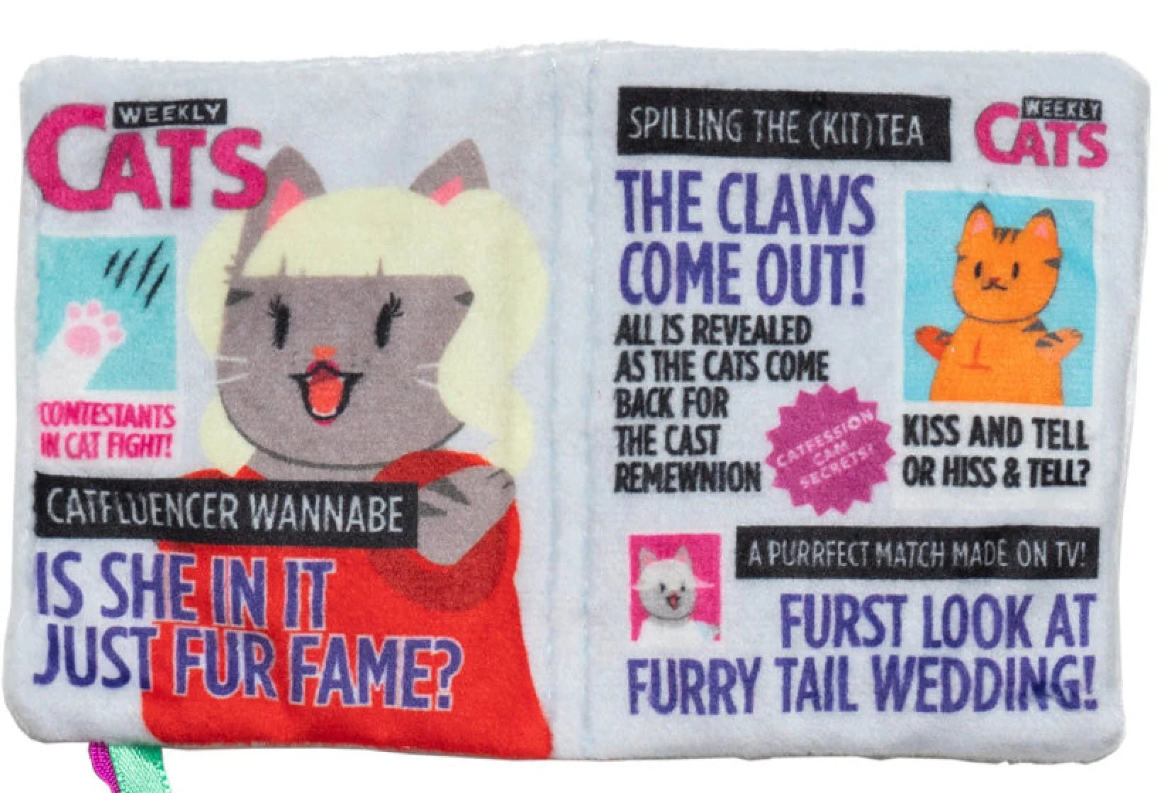 Tabby Tabloid Crunchy Cat Toy - Image 4