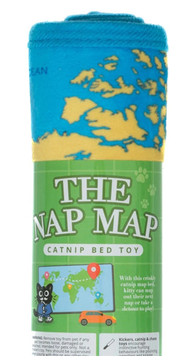 The Nap Map Catnip Bed Toy - Image 3