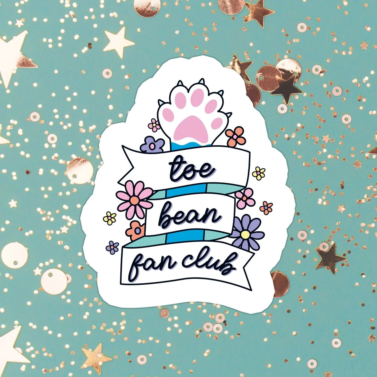 Toe Beans Fan Club Sticker