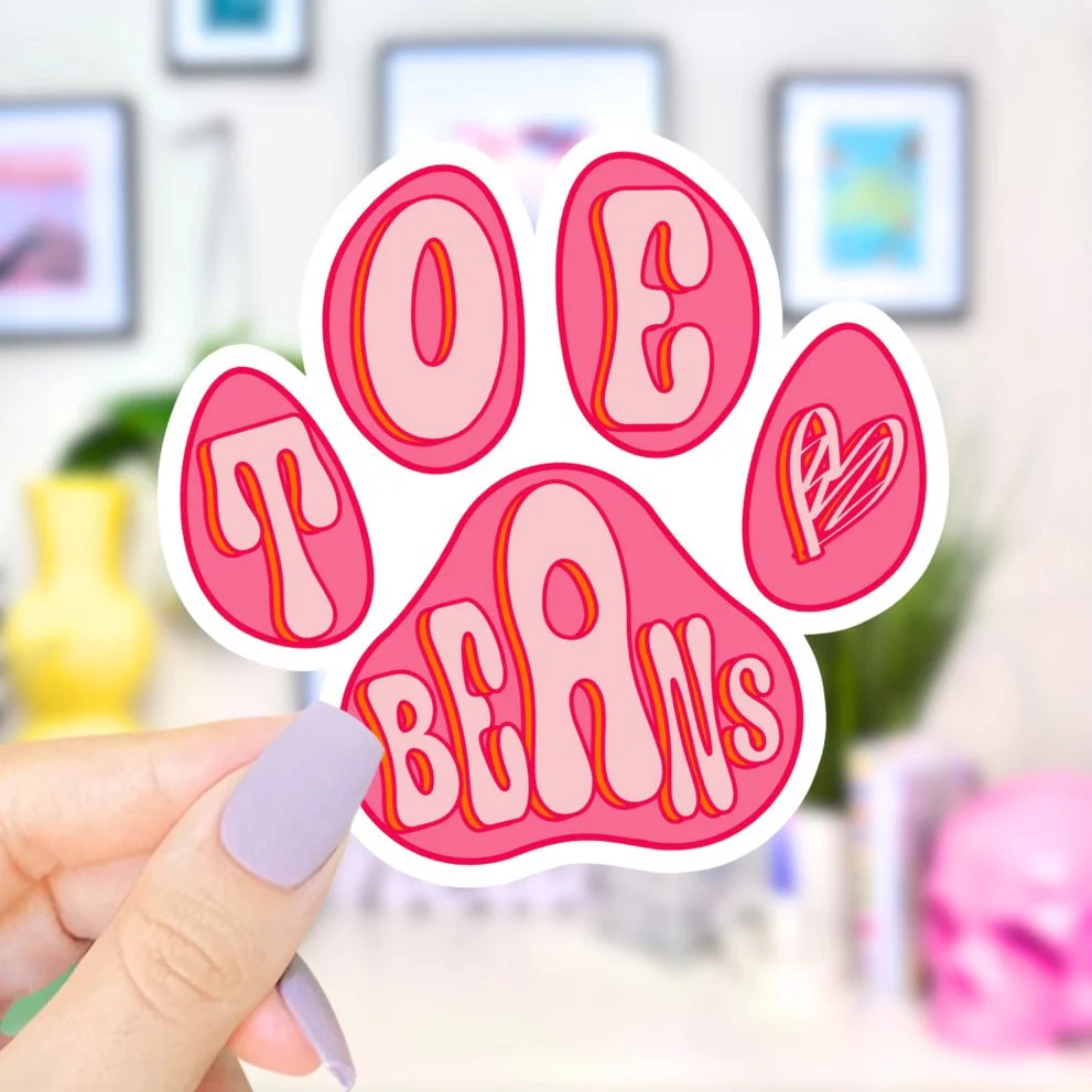 Toe Beans Sticker