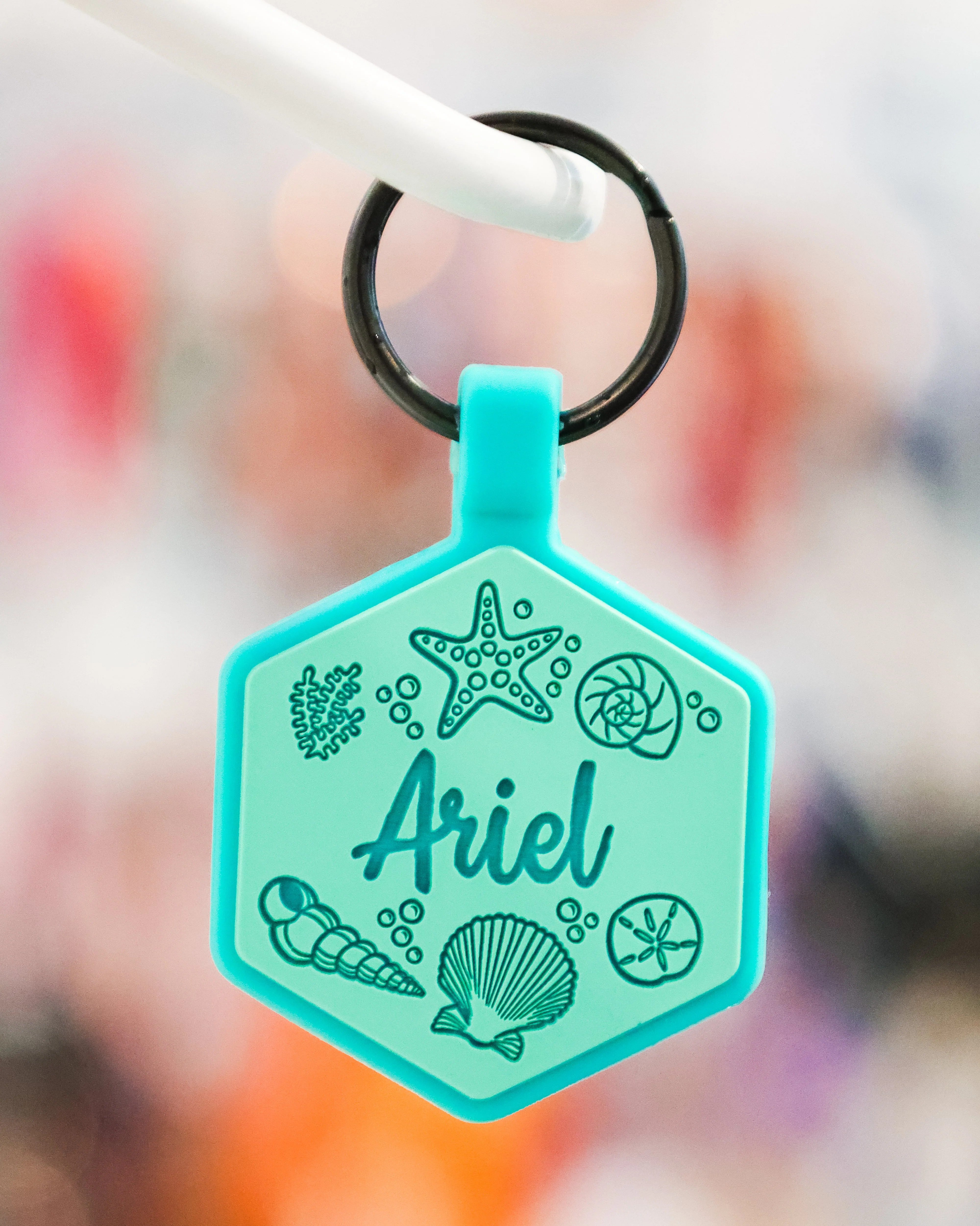 Under The Seas Silicone Pet ID Tag