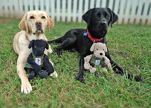Warrior Canine Connection Lab Knottie® Plush Toy - Image 7