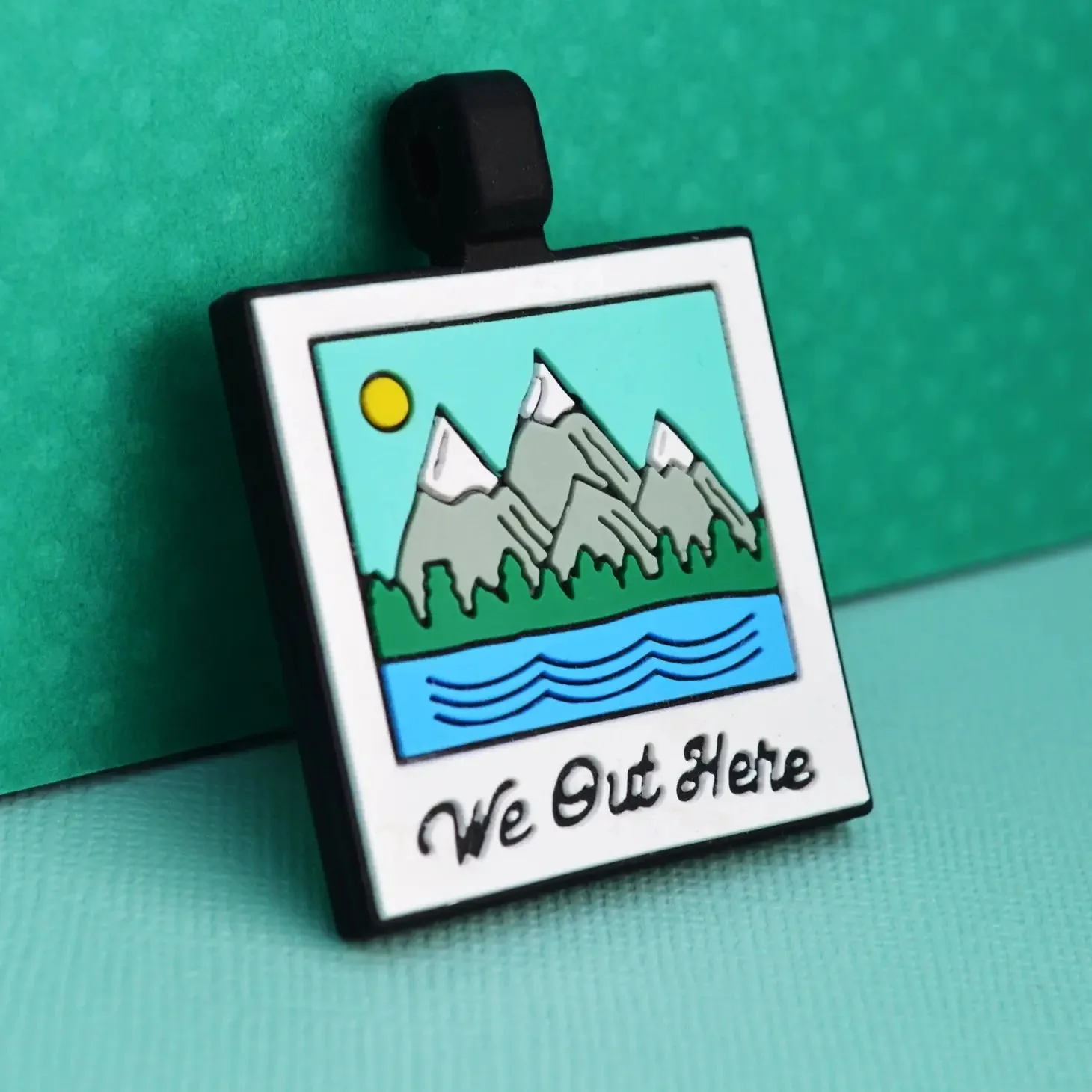 We Out Here Silicone ID Tag - Image 2