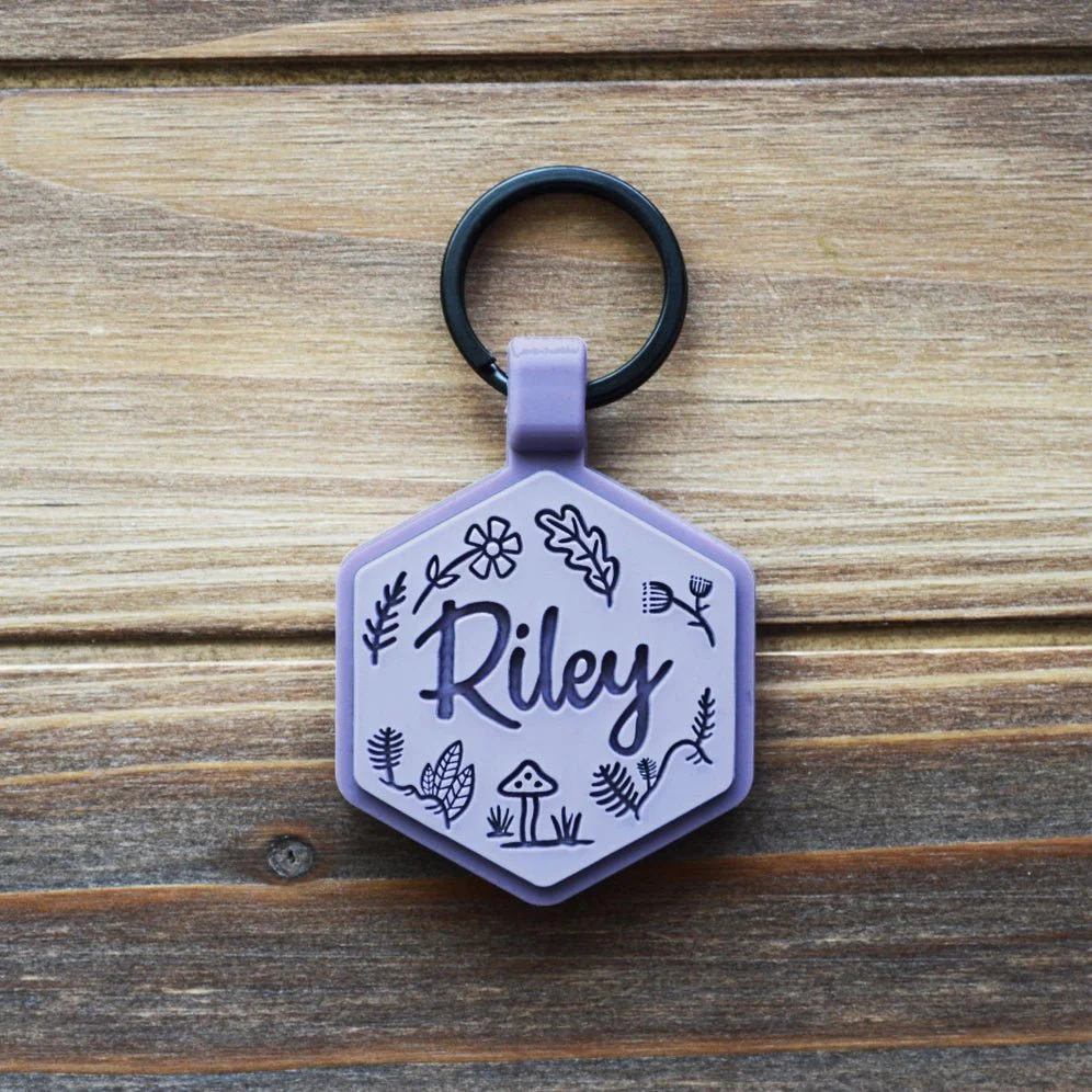Woodland Silicone Pet ID Tag - Image 2