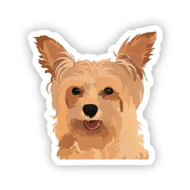 Yorkshire Terrier Dog Vinyl Sticke